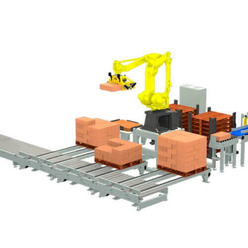 Paletizado automático para cajas de cartón